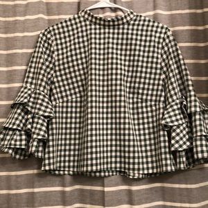 NWT Sunday in Brooklyn Gingham Top